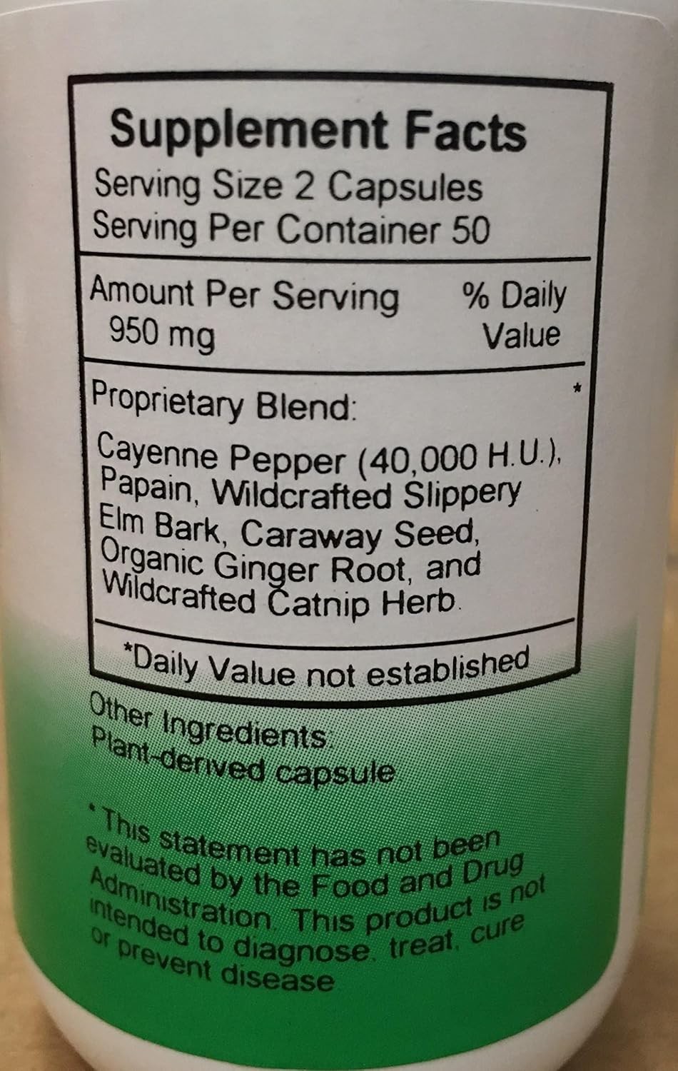 GasE, 100 Vegetarian Caps
