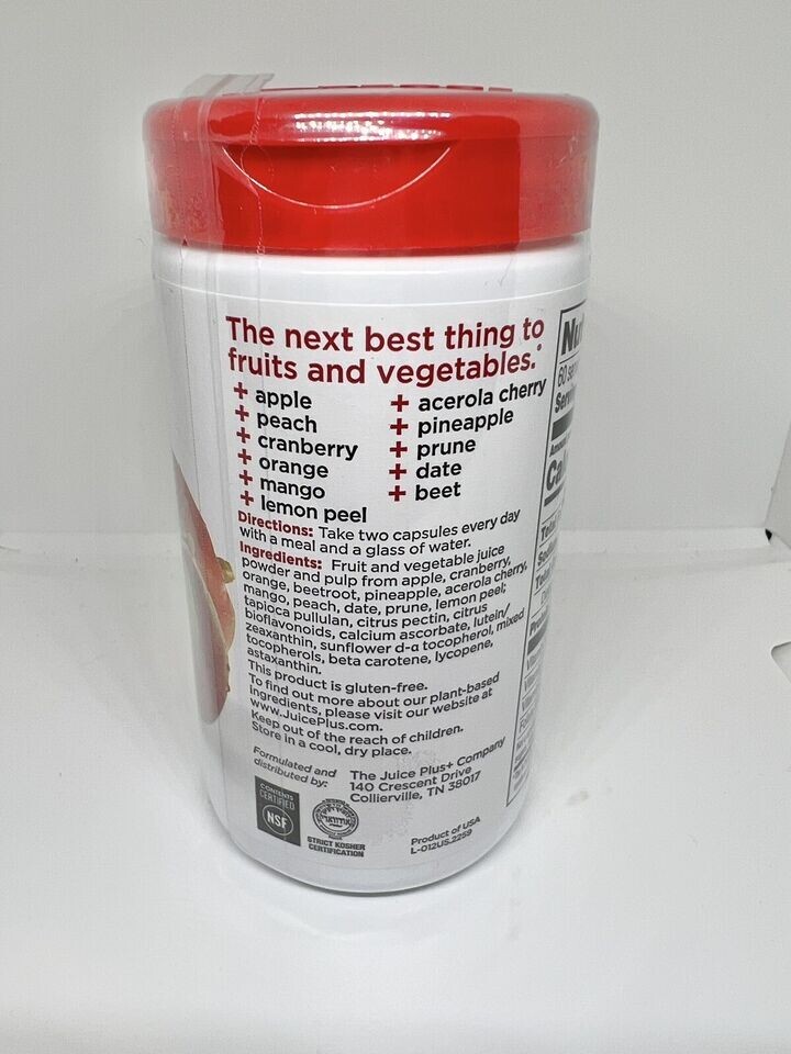 Juice Plus Fruit Blend 120 Capsules New Sealed Bottle