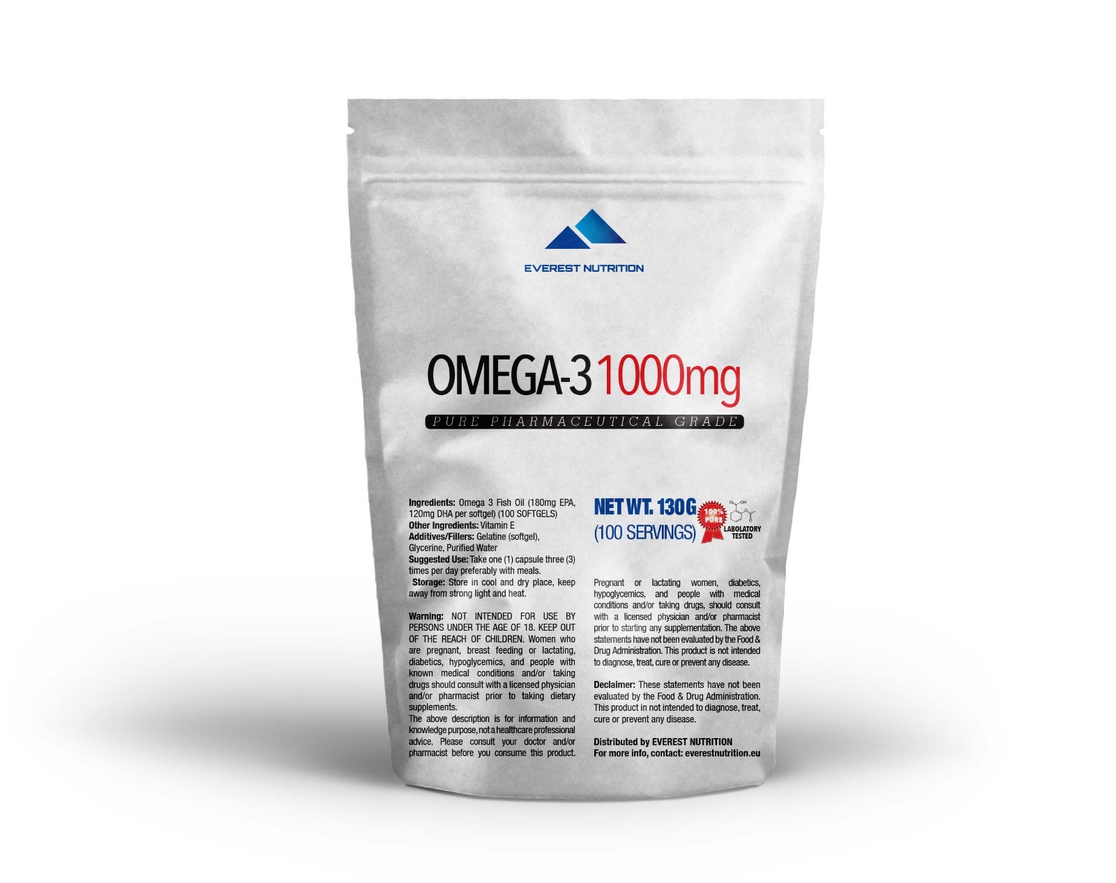 OMEGA 3 1000 mg SOFTGELS FISH OIL LOWER CHOLESTEROL, GOOD IMMUNITY, ANTIOXIDANT