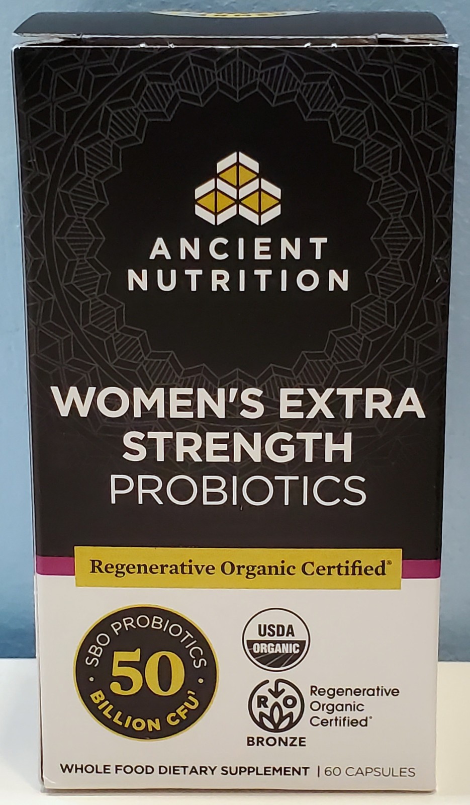 Ancient Nutrition Women’s Extra Strength Probiotics 60ct Exp 7/2026