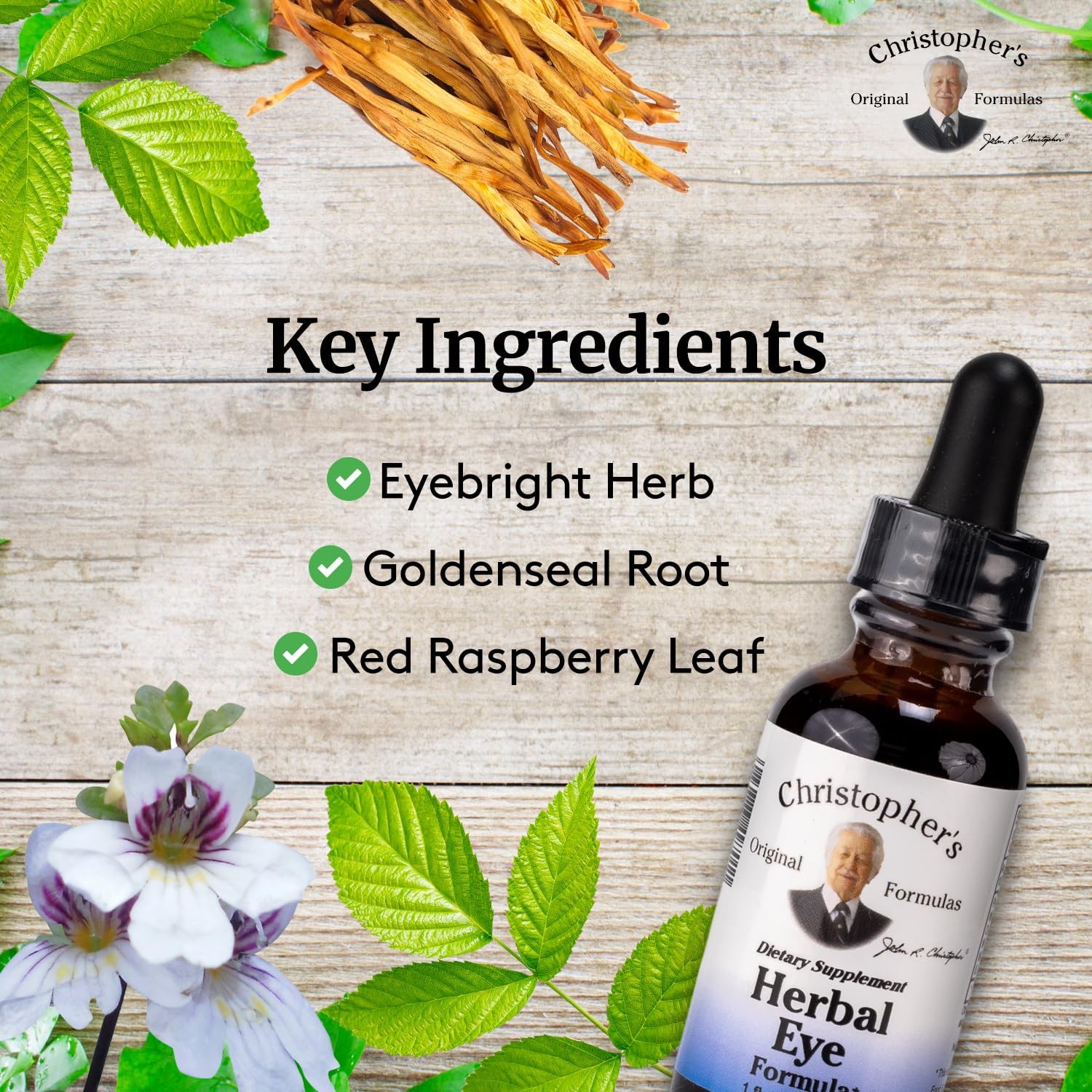 Herbal Eyebright, 1 fl oz – Natural Eye Wellness