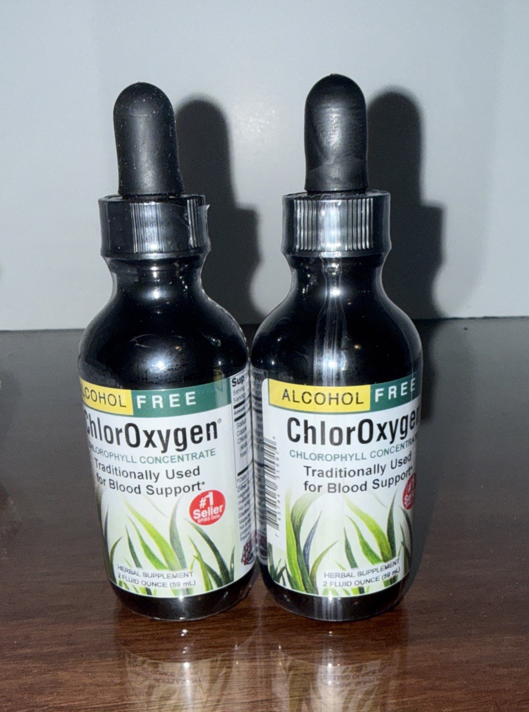 ChlorOxygen Chlorophyll Concentrate 2 oz. Exp 4/28. Lot Of 2