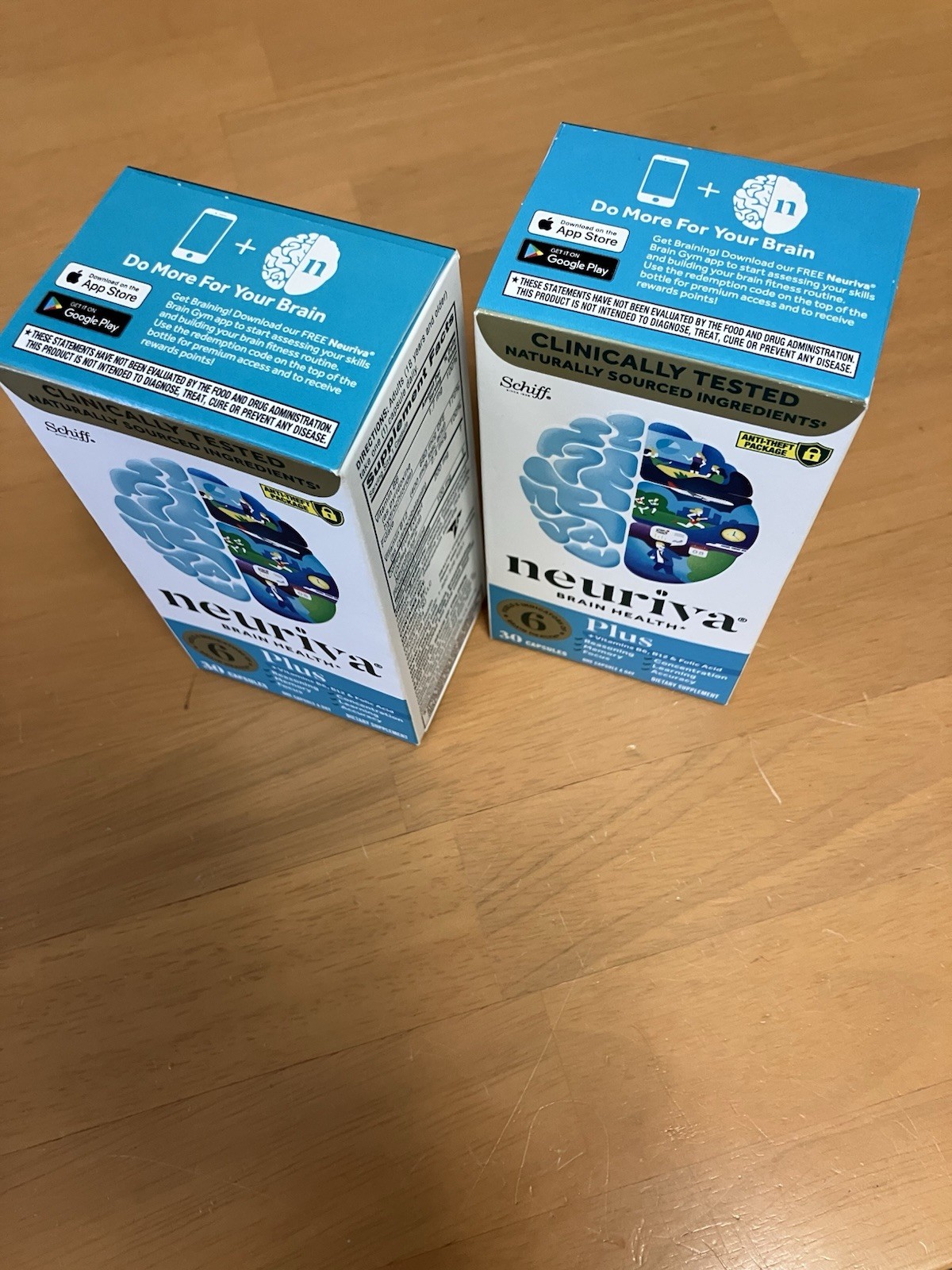 2-Pack Schiff Neuriva Brain Health Plus 30 Caps. ea. SHIPS FREE* Exp 08/2027