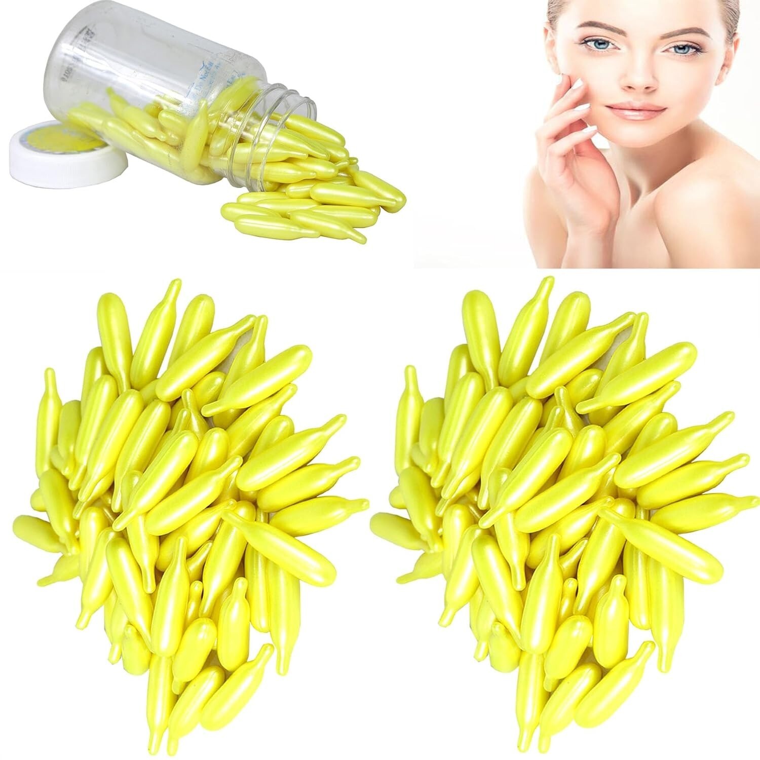 Skin Glow Vitamin E Anti Wrinkle Serum Spot Acne gel cap Anti-aging Facial Oil