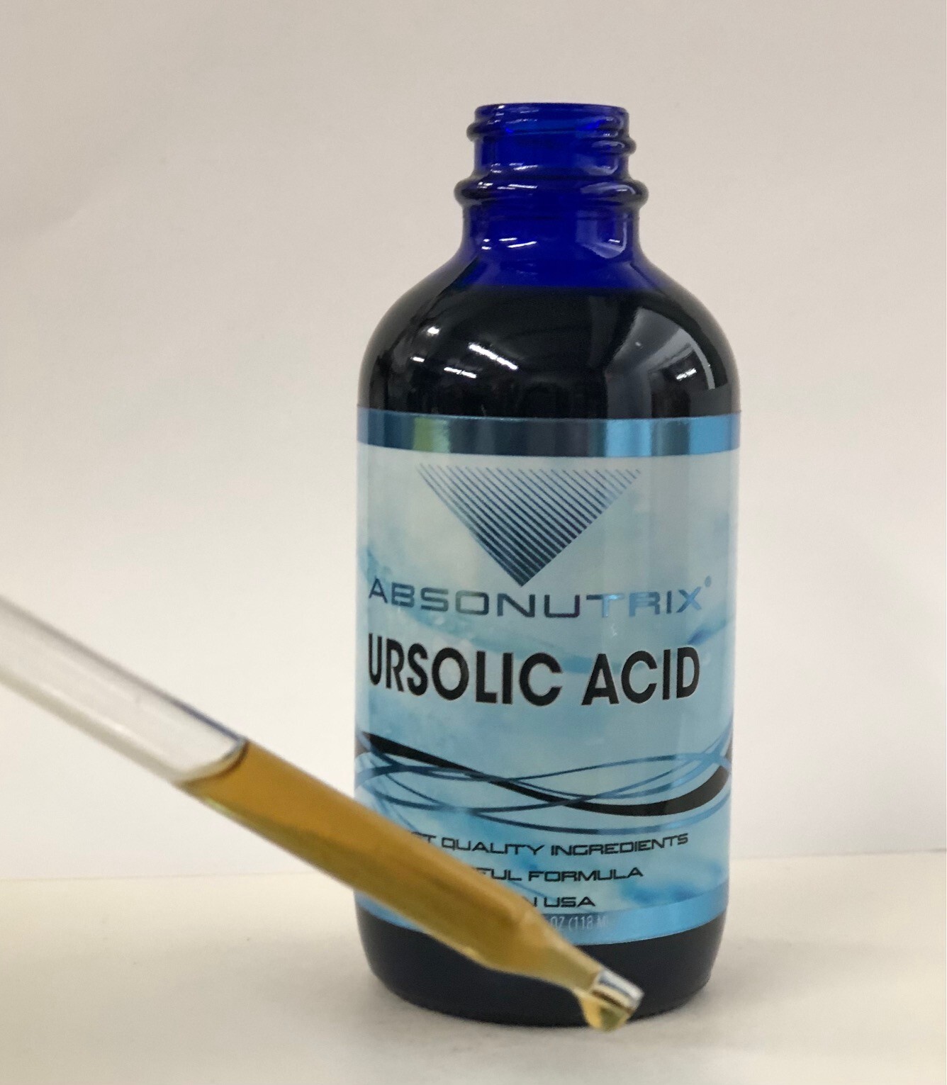 Absonutrix Ursolic Acid 593 mg per servings 4 Fl Oz Antioxidant Made in USA