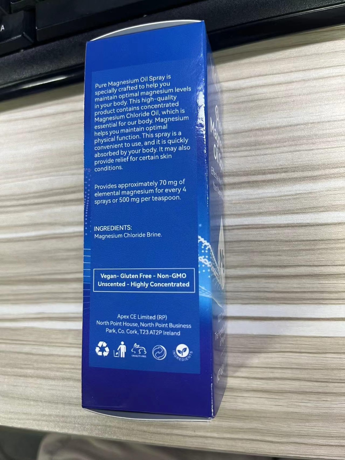 NVXNMSD Magnesium Oil Spray – Pure – 2 Fl Oz (Pack of 1), Blue
