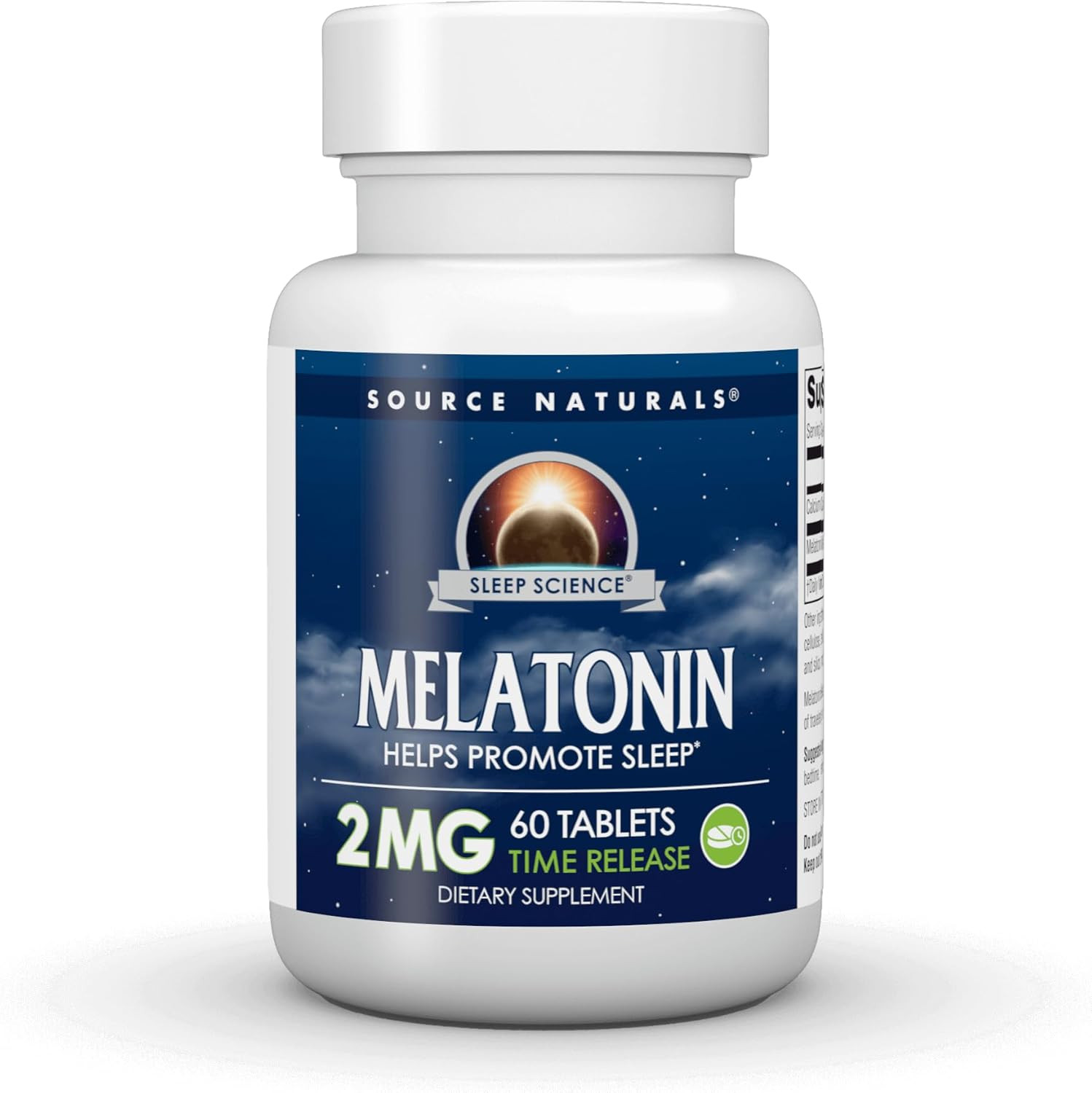 Source Naturals Melatonin, Helps Promote Sleep*, 2 Mg – 60 Time-Released Tablets