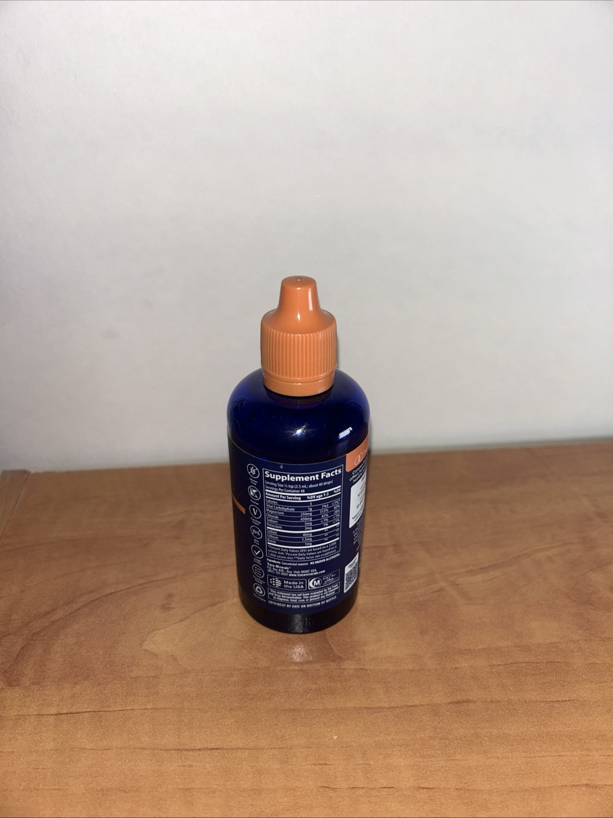 Trace Minerals ConcenTrace Ionic Mineral Drops Energy 4 FL OZ BB 06/30