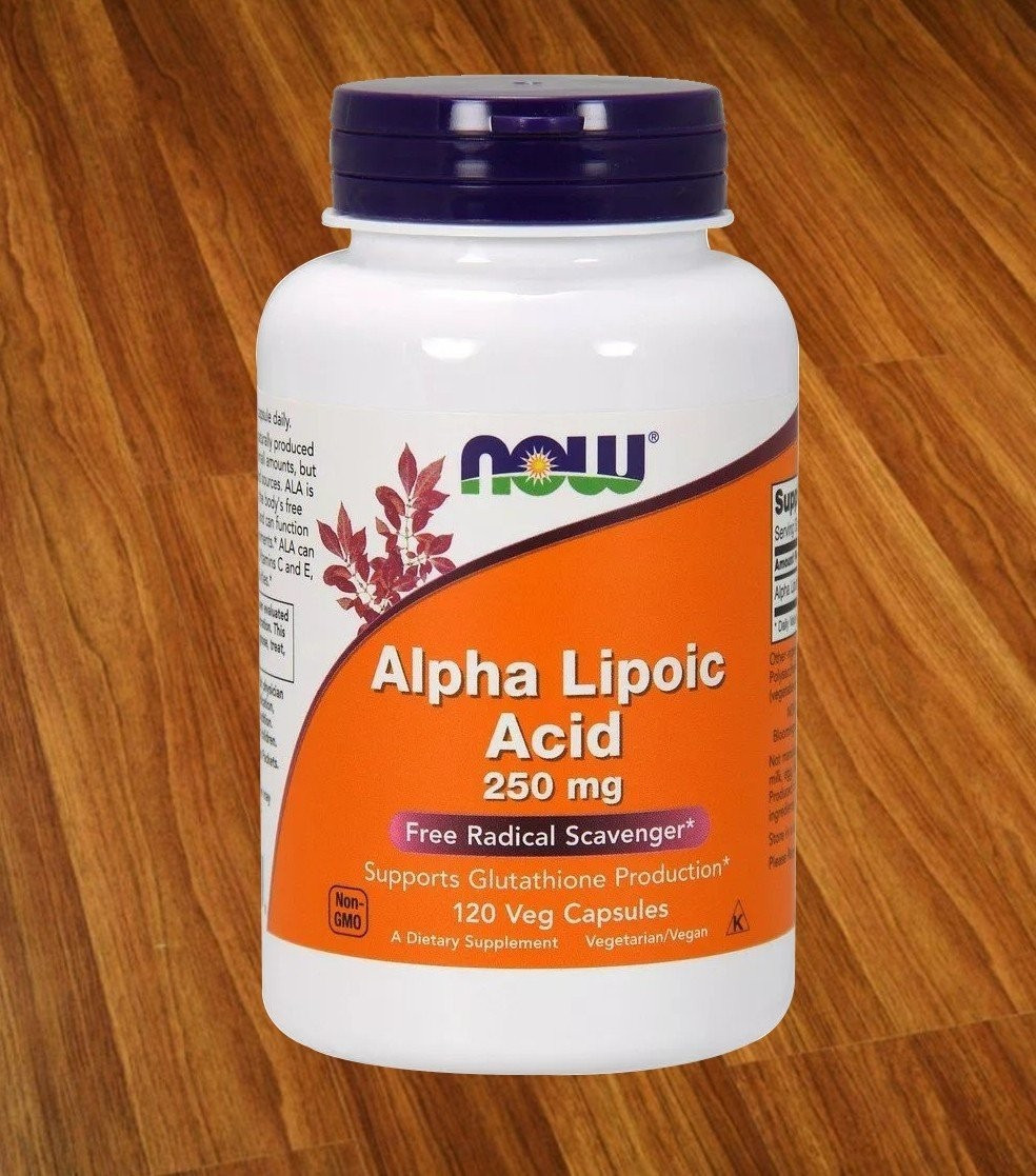 Now Foods alpha lipoic acid 250mg – 120Vcaps – FREESHIPPING EXP 12/2024