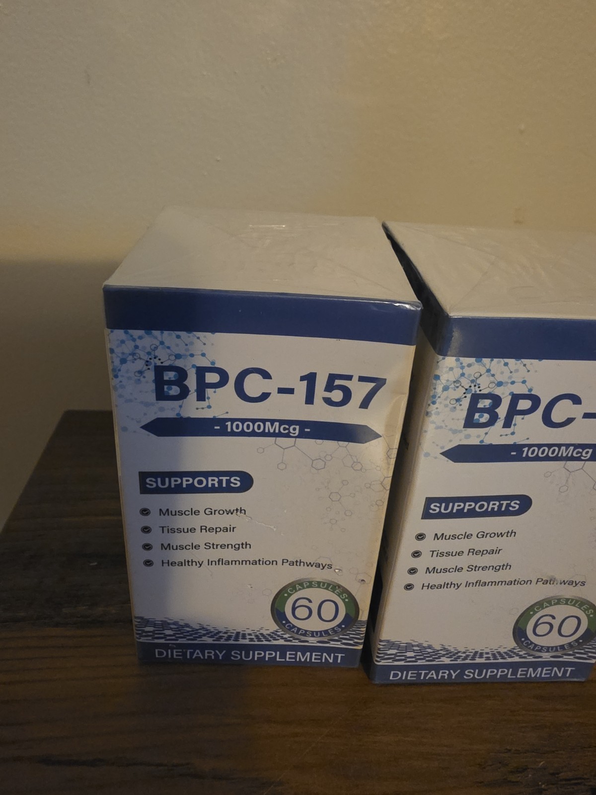 Lot Of 4 BCP 157 1000mcg Dietary Supplement 60 Caps Exp 2/27