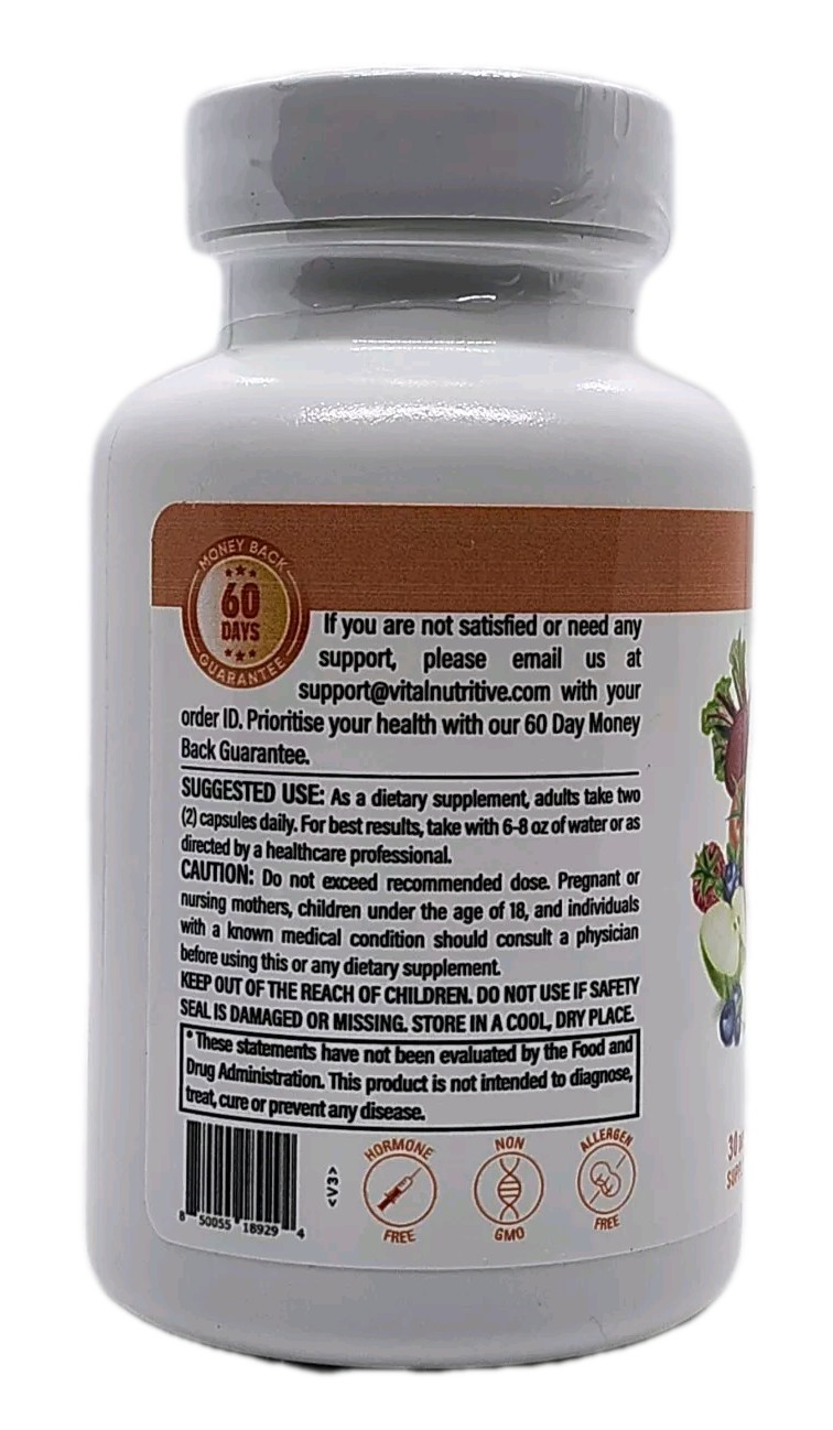 Vital Super Fruits and Veggies Powerful Daily Superfood Vital Fruits & Veggies