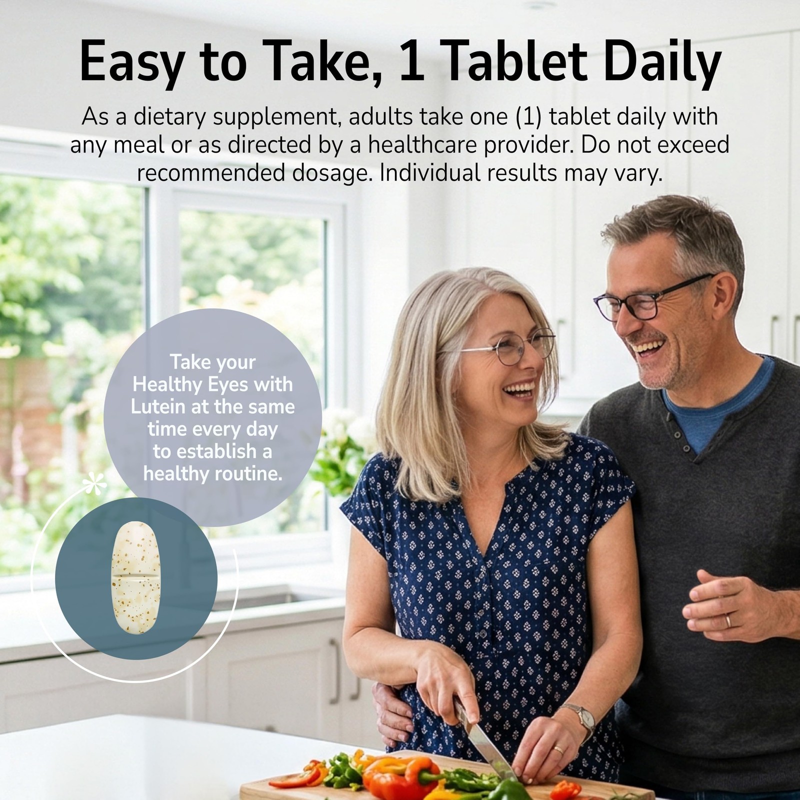 Healthy Eyes Lutein Vitamin Supplement|60 Day Supply Vision & Macular Support