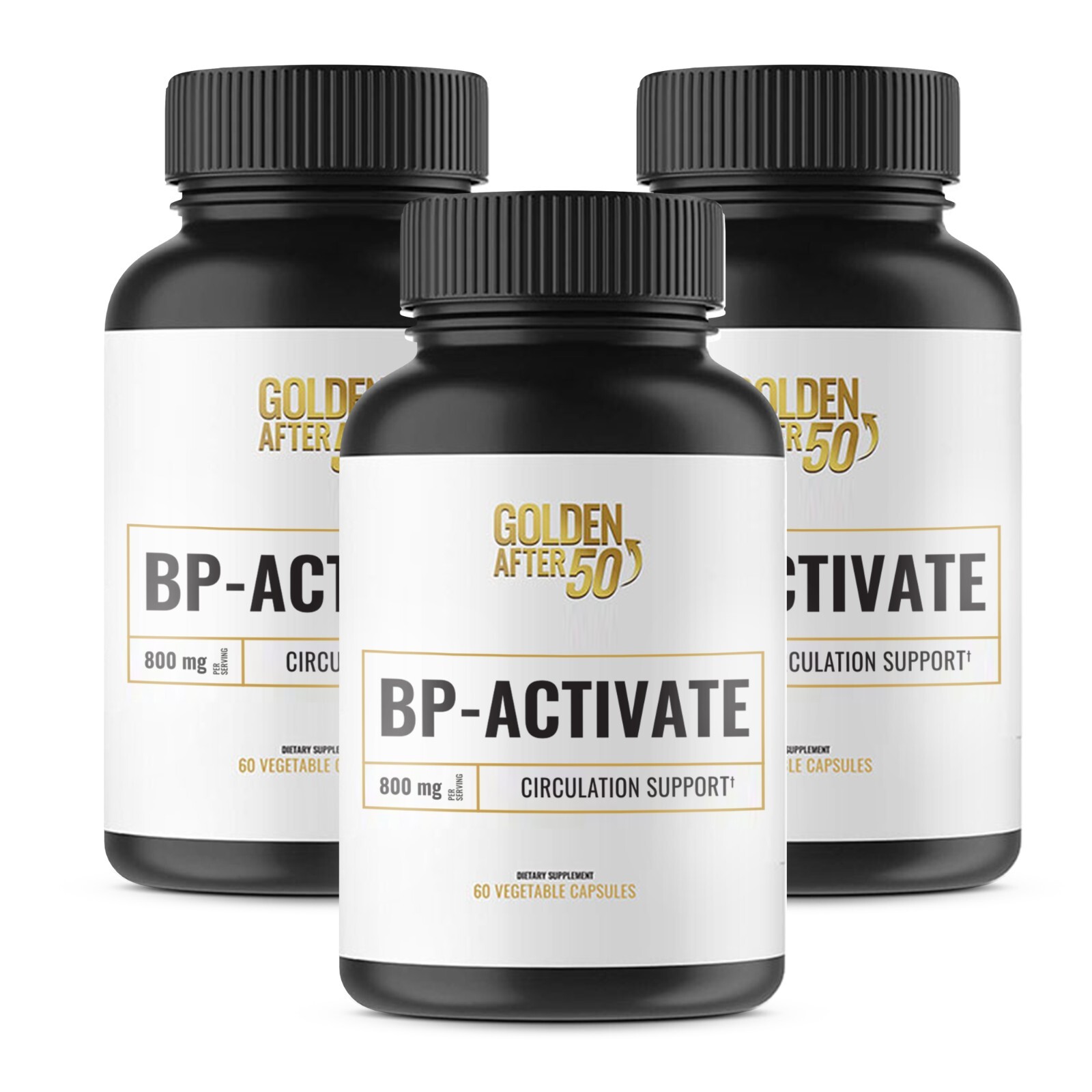 Golden After 50’s BP-Activate is a circulation support formula. 3 Month Supply.