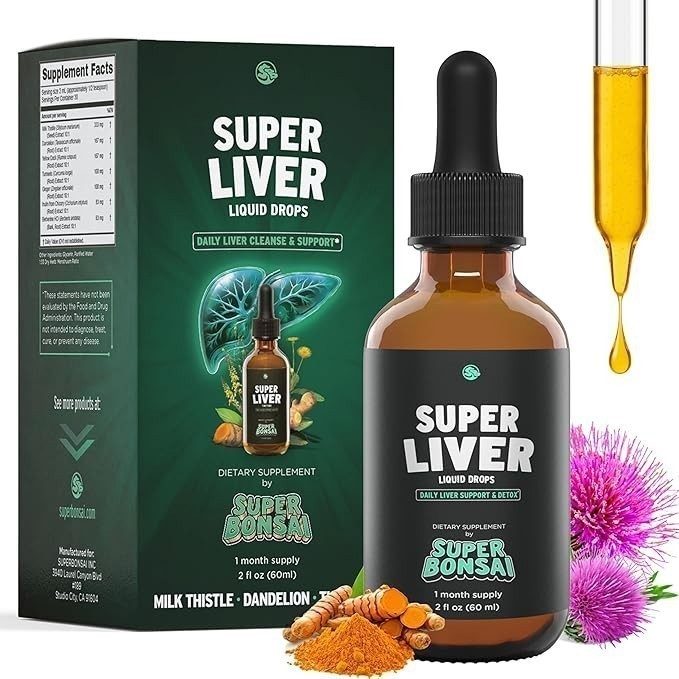 Super Liver Support with Milk Thistle-All Natural Liver Cleanse Detox&Repair Aid