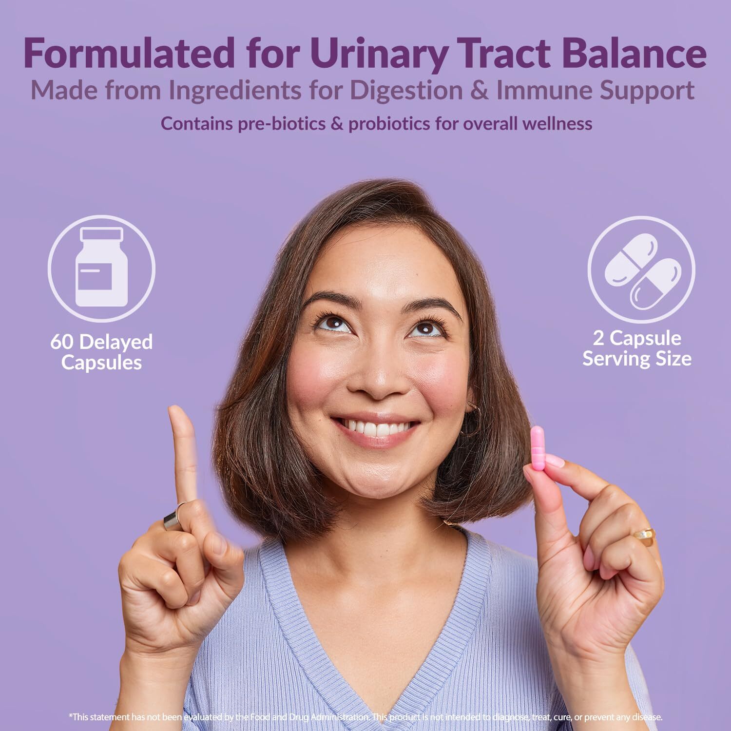 Flora Bloom Probiotics for Women Supplement Feminine Formula for UTIS and GBS
