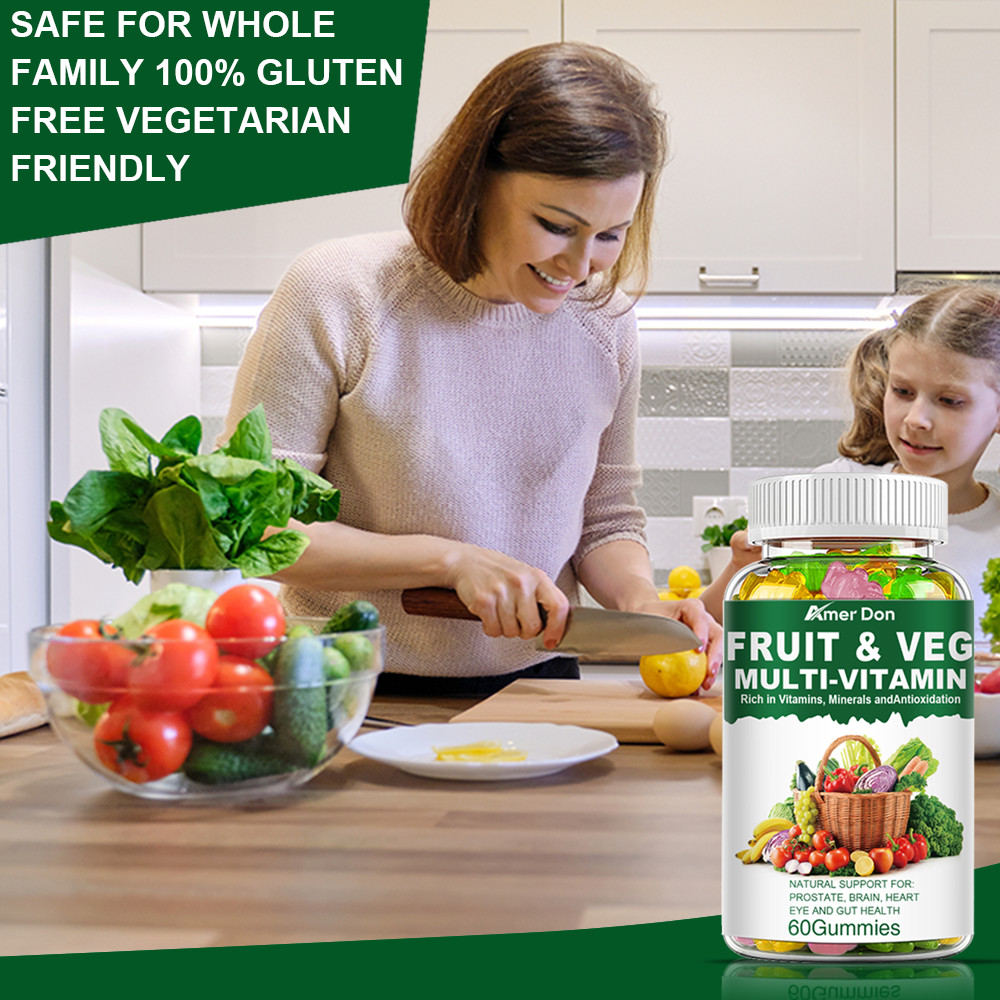 Fruits and Veggies Whole Food Supplement with Superfood 60 Fruits and 60 Veggies