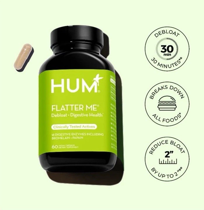 HUM Flatter Me Fiber | 60 Capsules/30 Days | BRAND NEW | SEALED | EXP 01/2027