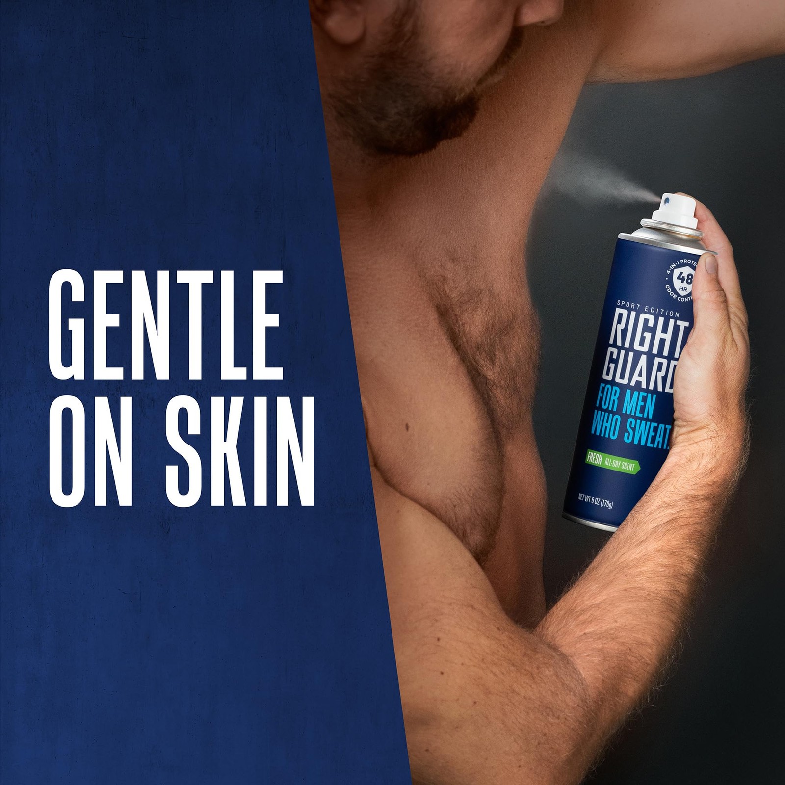 Right Guard Sport Fresh Scent Antiperspirant & 6 Ounce (Pack Of 1), Blue