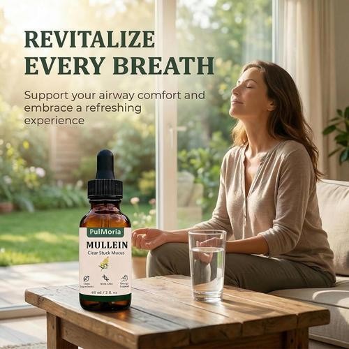 Clear Pulmoria Stuck Mucus For Daily Airway Comfort And Health Plant – based For