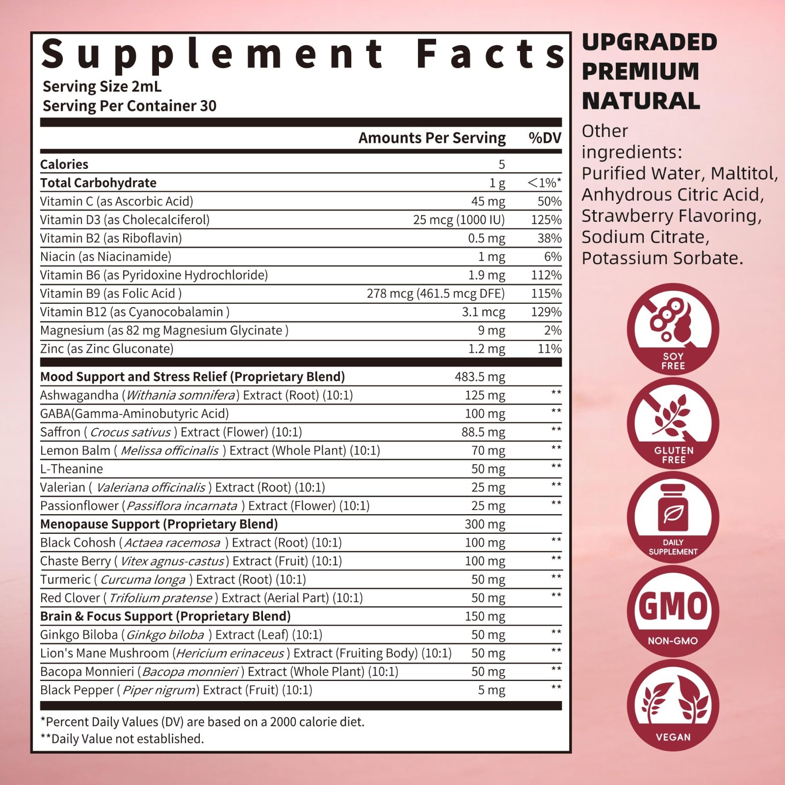 Saffron Extract Drops 24-in-1 with Ashwagandha & Lion’s Mane – Mood, Focus, Stre