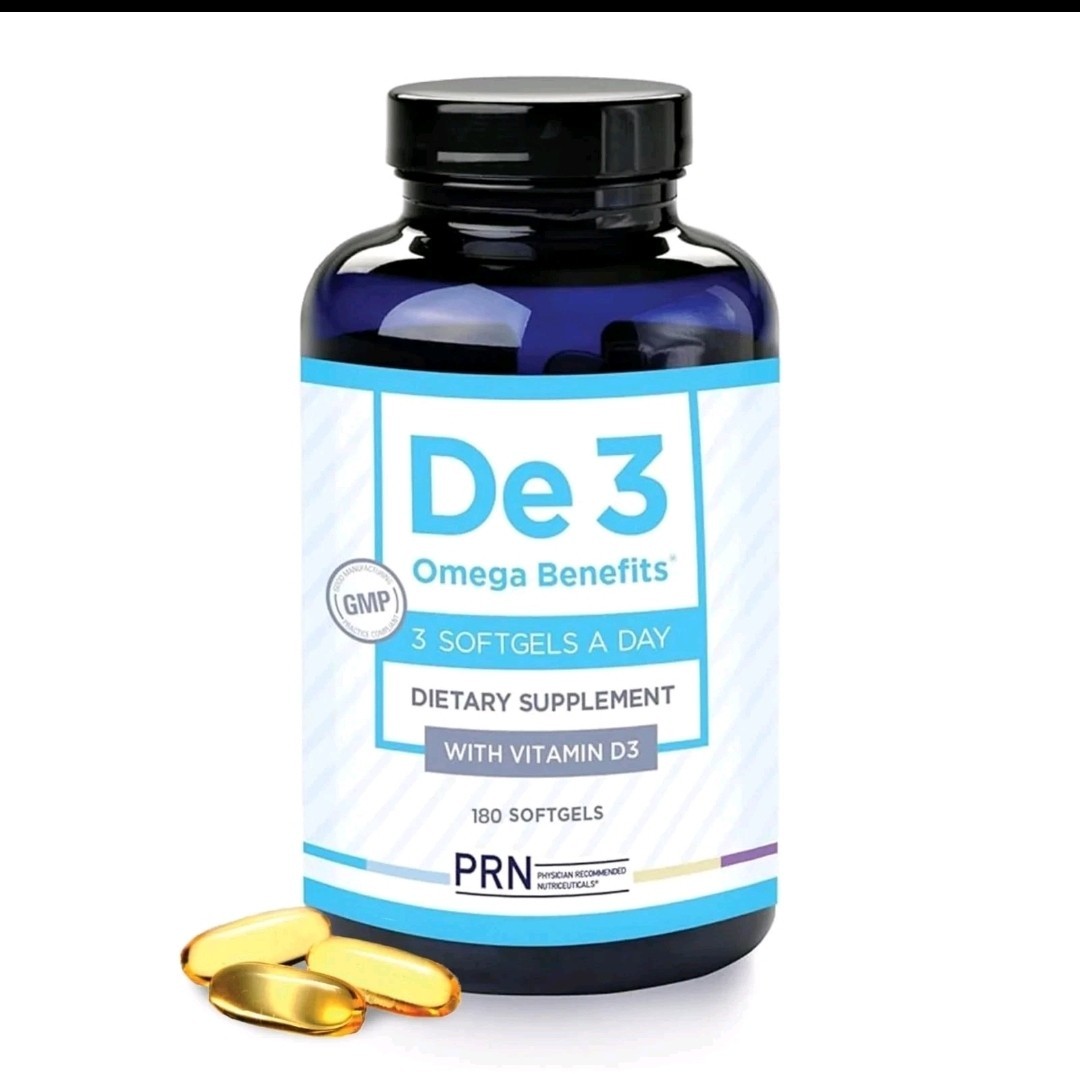 PRN Dry Eye Omega De3 Support for Eye Dryness 2240mg EPA DHA 180