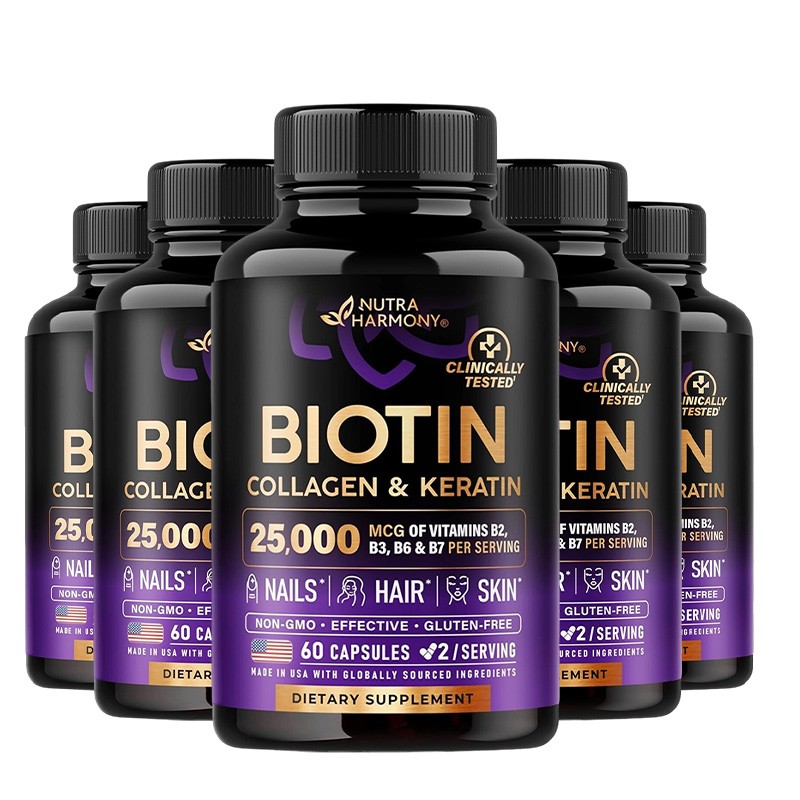 Biotin + Collagen – – Radiant Skin Anti-aging Softgelsules 60 – Softgelsules.