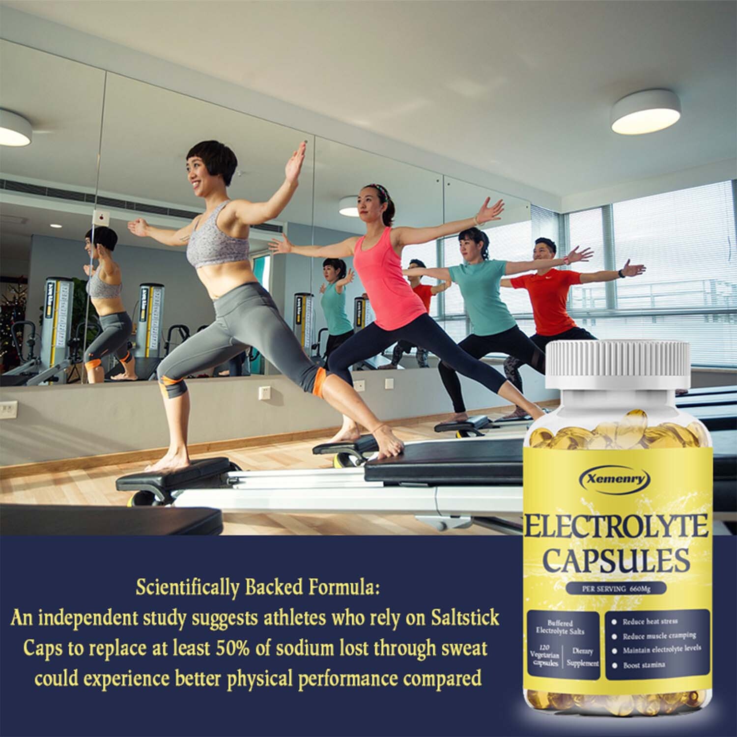 120pcs Electrolyte – Potassium, Magnesium – Muscle Health, Energy & Endurance