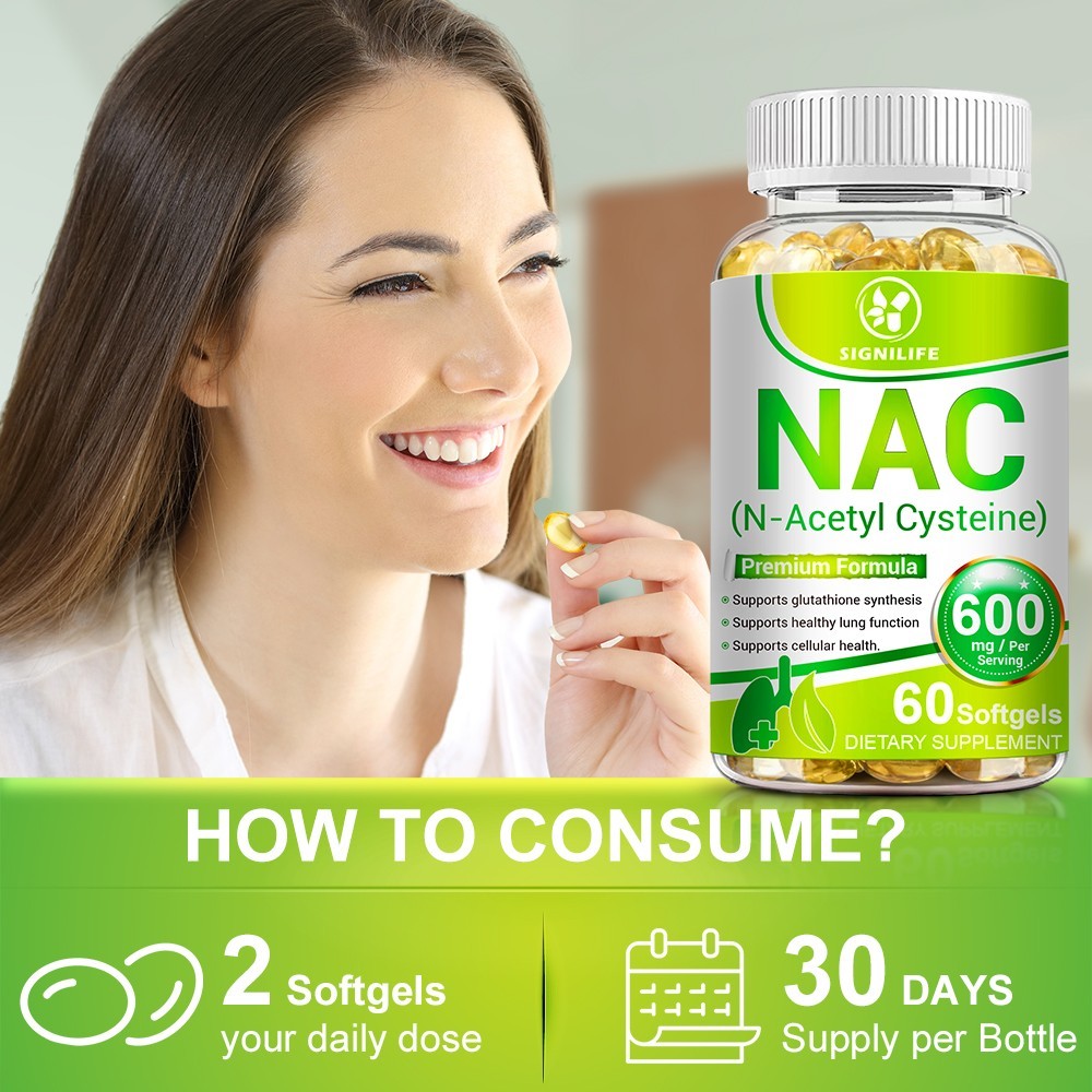 N-Acetyl L-Cysteine (NAC) 600mg – Antioxidant & Lung Support Liver Health