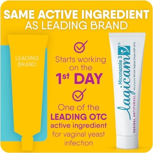 Yeast Infection Treatment 3-Day Miconazole Nitrate Vaginal Cream 3 Applicators