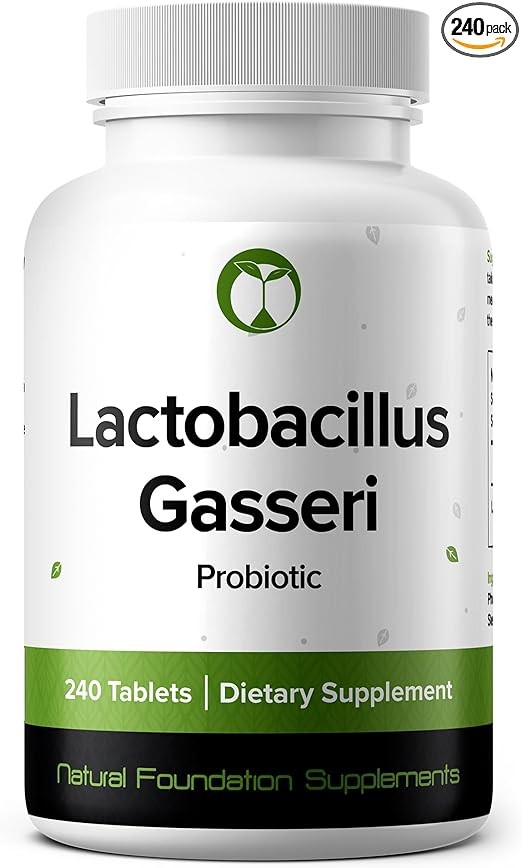 Natural Foundation Supplements Lactobacillus Gasseri Probiotic Supplement 240