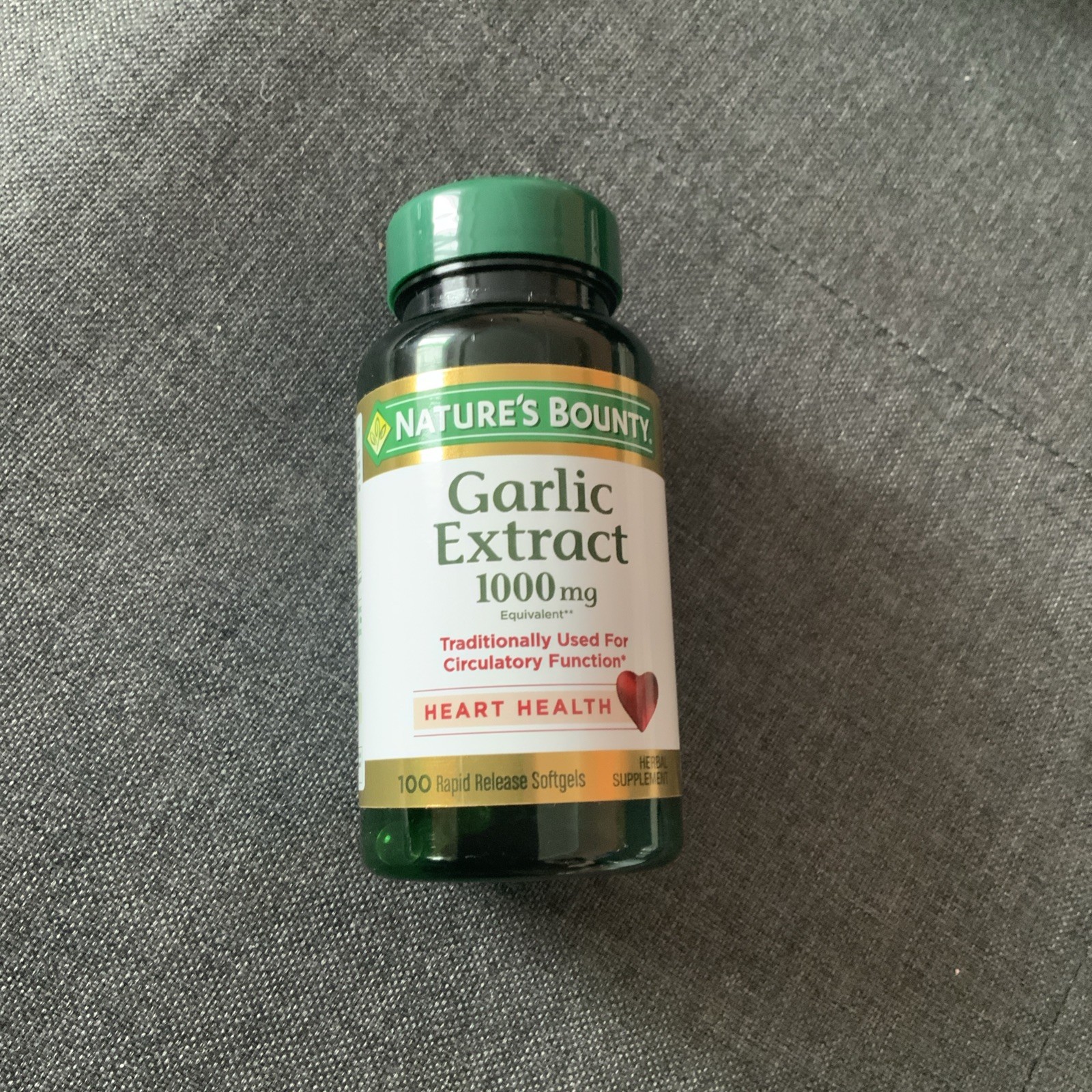 Nature’s Bounty® Garlic 1000 mg, 100 Odorless Softgels Exp. 12/28