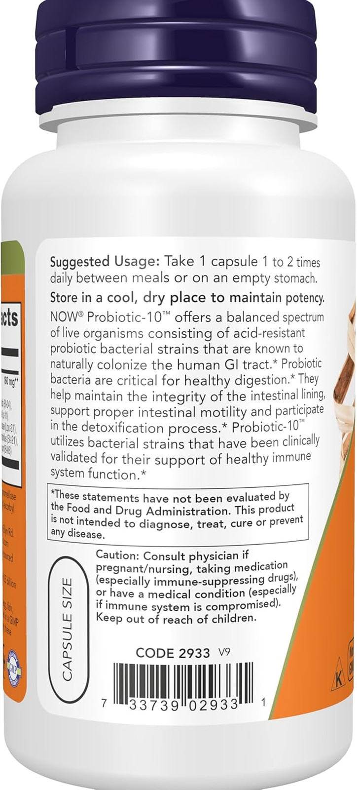 NOW Foods Supplements, Probiotic-10™, 25 Billion, with 10 Probiotic Strains, Dai