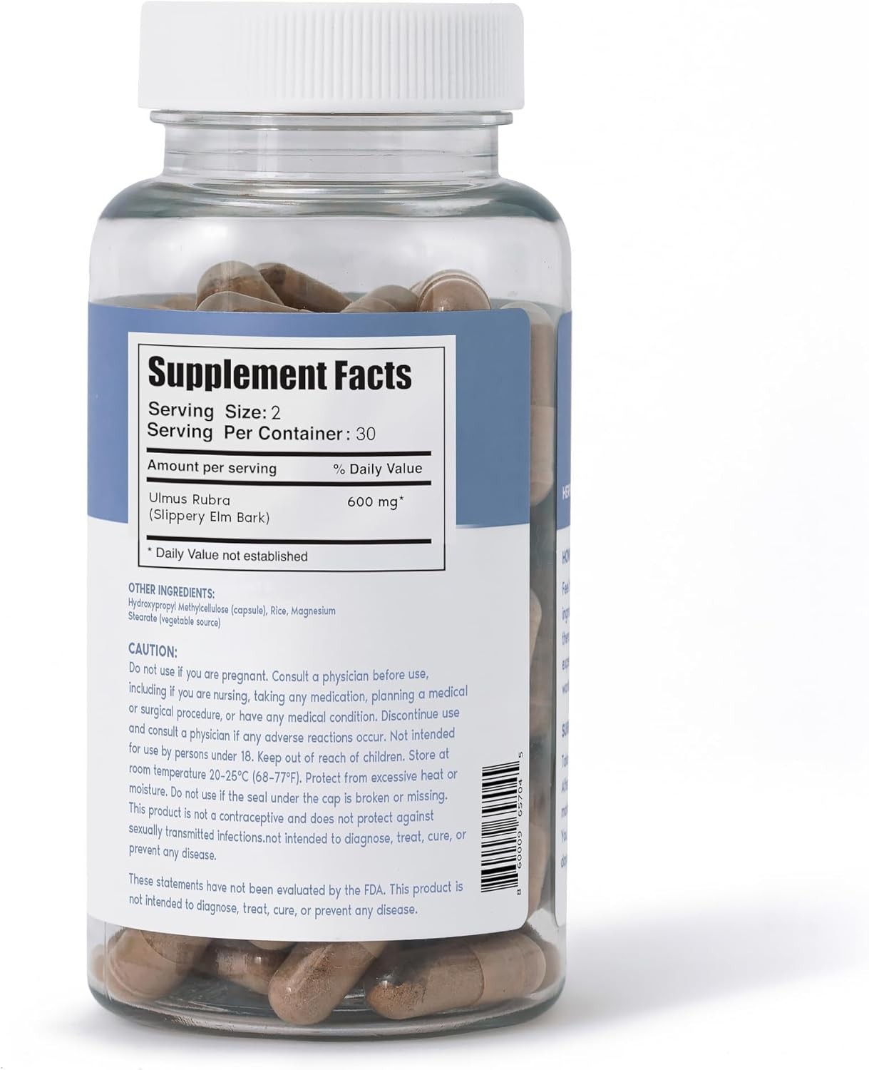 Her Fantasy Box|Slippery Box|Fast-Acting Slippery Elm Capsules 60 Vegan Capsules
