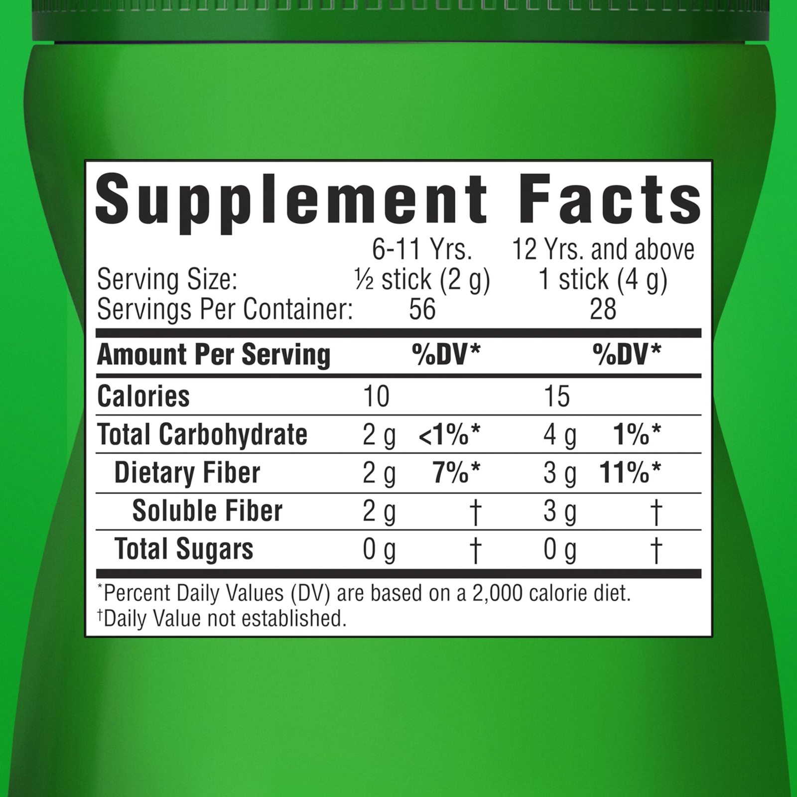 Benefiber On The Go Prebiotic Fiber Supplement Powder 56 Servings Unflavored