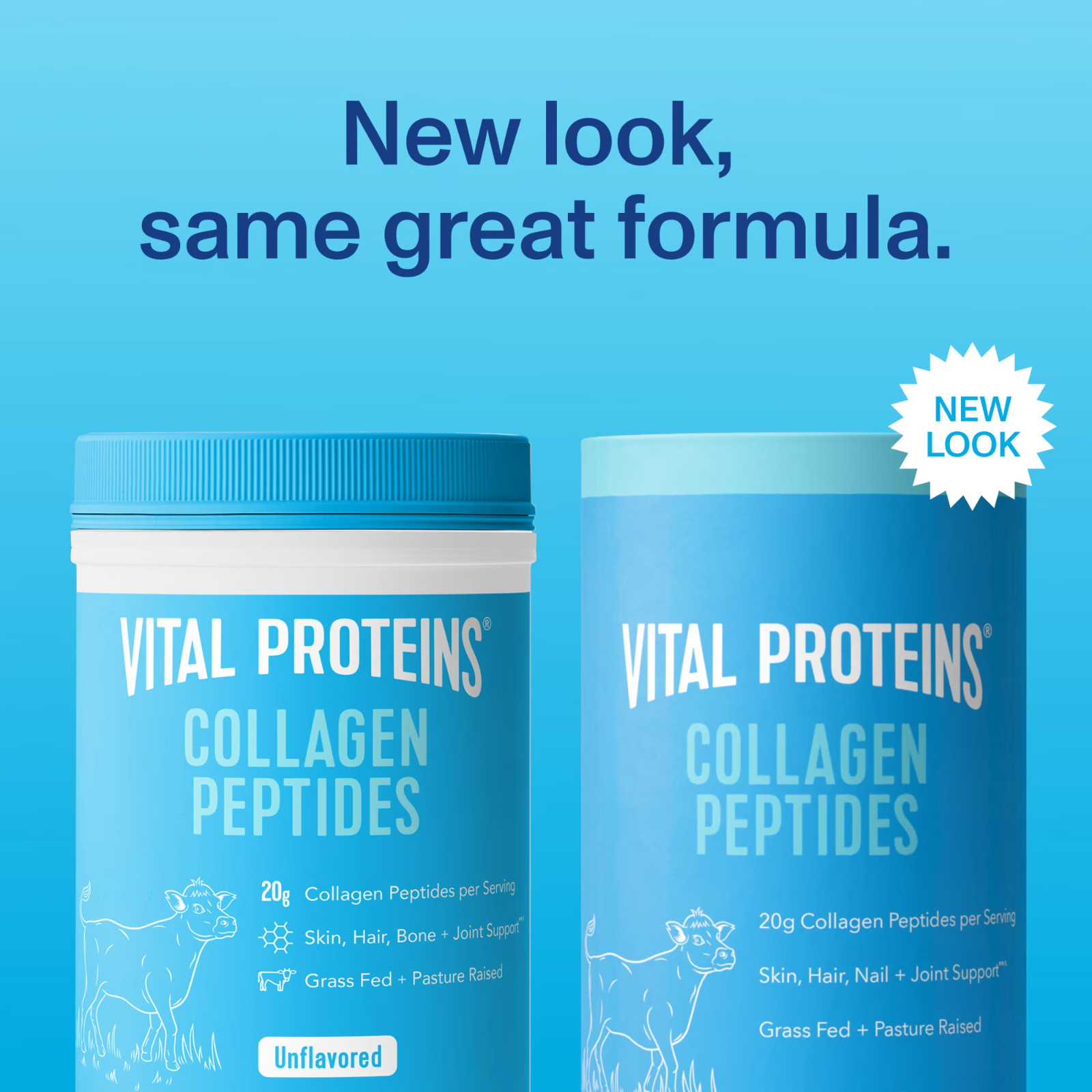 Vital Proteins Collagen Peptides Powder Unflavored 10 oz Hair Skin Nails Support
