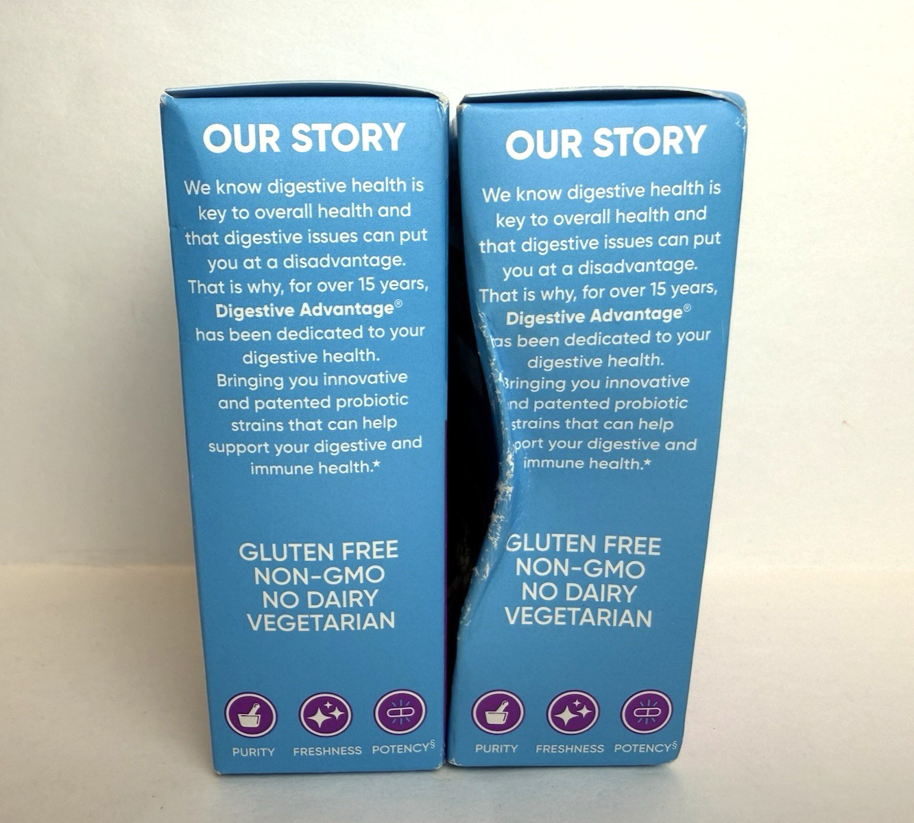 Digestive Advantage Daily Probiotic 4 in 1 30 Capsules x 2 Boxes Exp 8/27 & 3/27