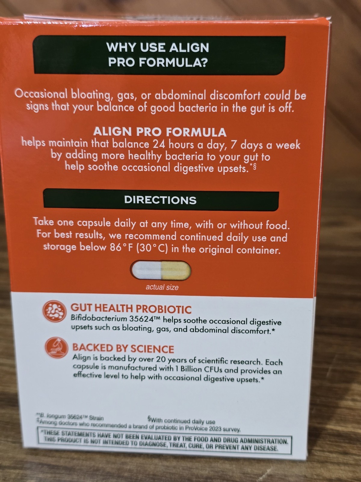 1 Align Probiotic Pro Formula Probiotics Women and Men 63 Capsule 4 AVAILABLE
