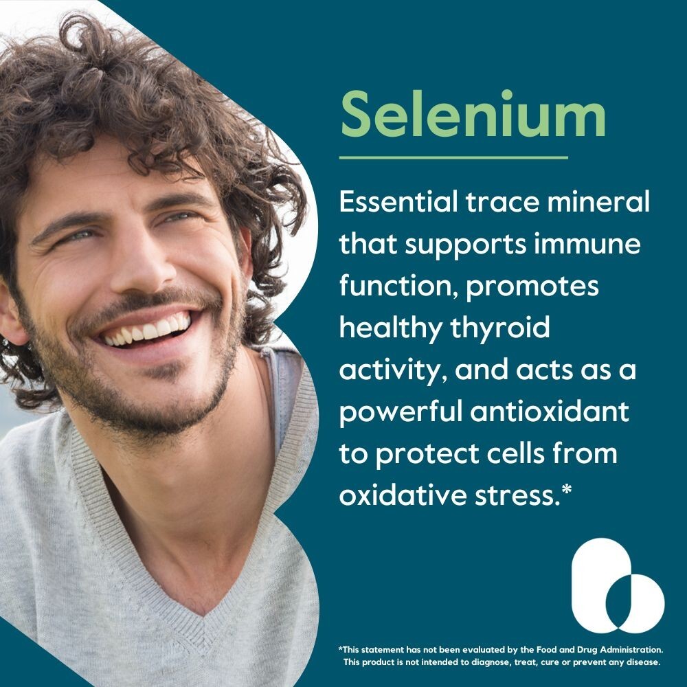 Selenium 200mcg (180 Vegetarian Capsules) – Non-GMO – Gluten Free
