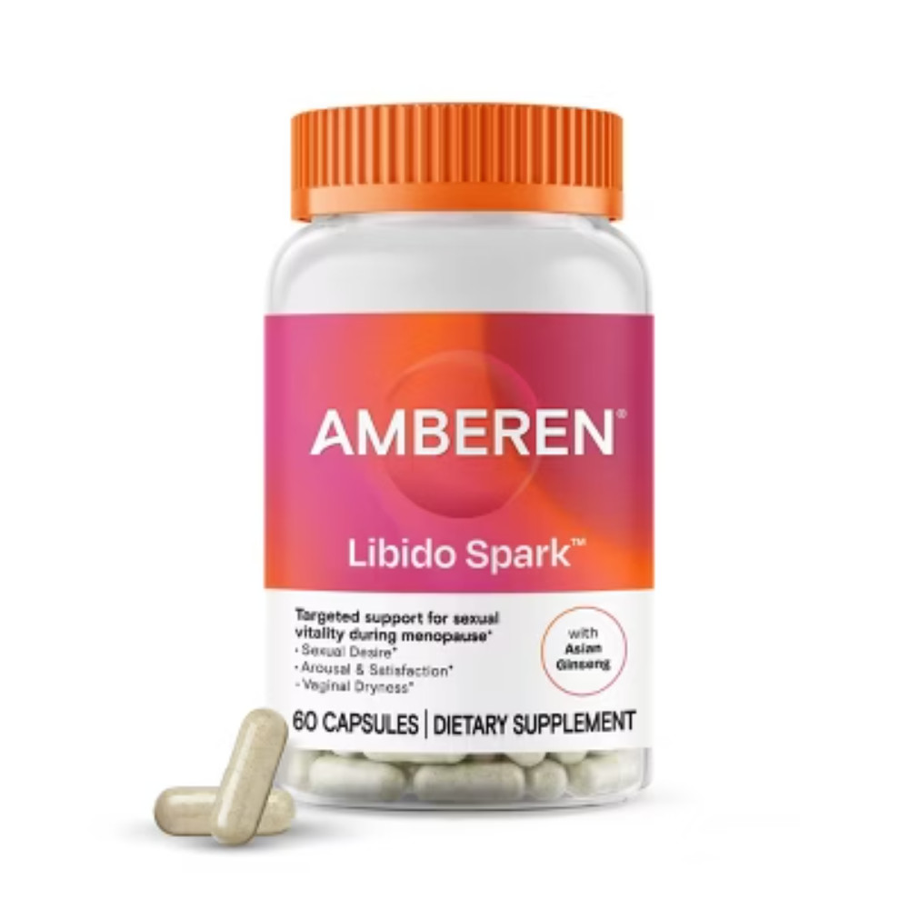 Amberen Libido Spark Menopause Dietary Supplement Capsules – 60ct