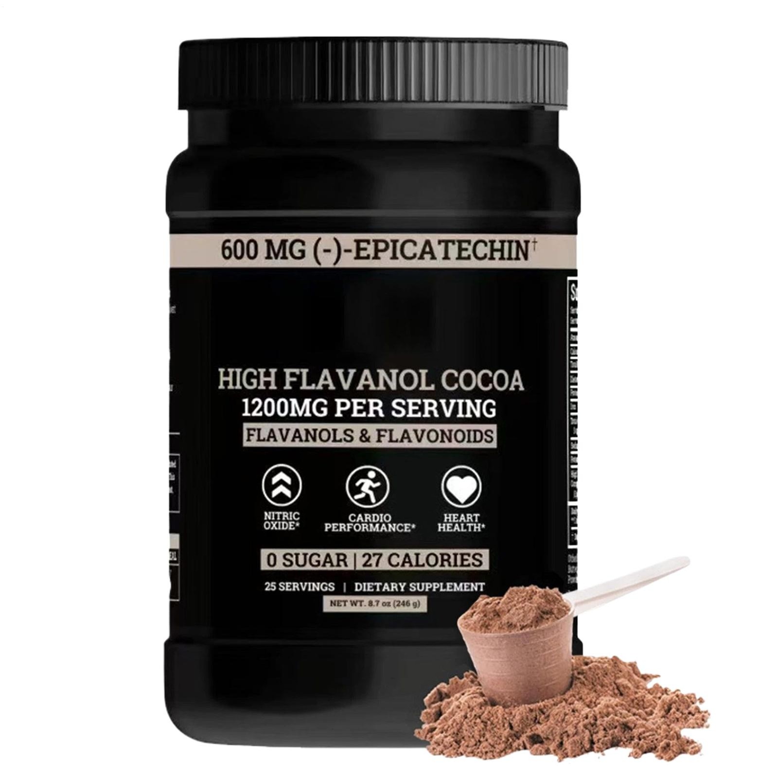 Black Forest High Flavanol Cocoa Powder And Flavonoids Supplements 1200mg