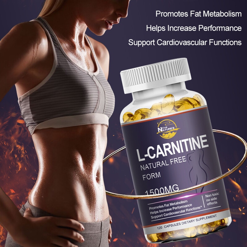 L-Carnitine 1500mg, High Potency Supports Natural Energy Production 120 Capsules
