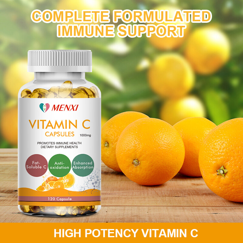 1000mg Vitamin C Anti-Aging Whitening & Sunscreen,Anti-oxidation,Heal Wounds 120