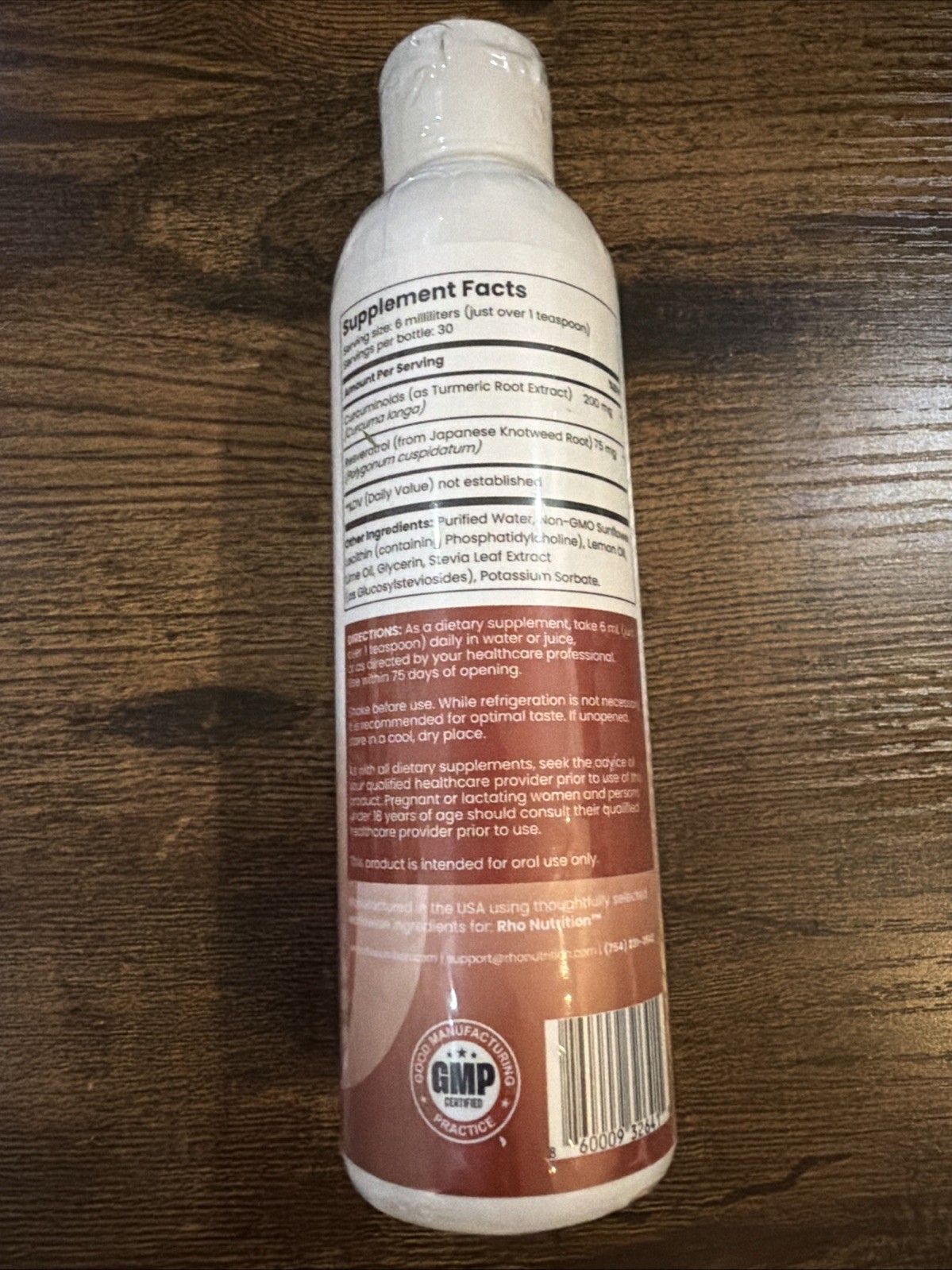 Rho Liposomal Curcumin+ – Ultra High Absorption Curcumin+ Supplement 180ml