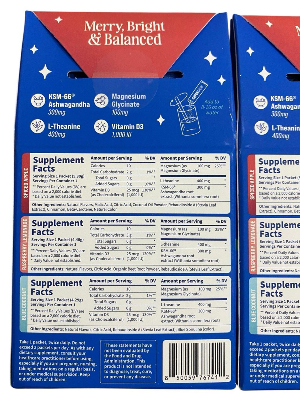 Nello All Is Calm SuperCalm Holiday Pack Lot of 3 Boxes NEW