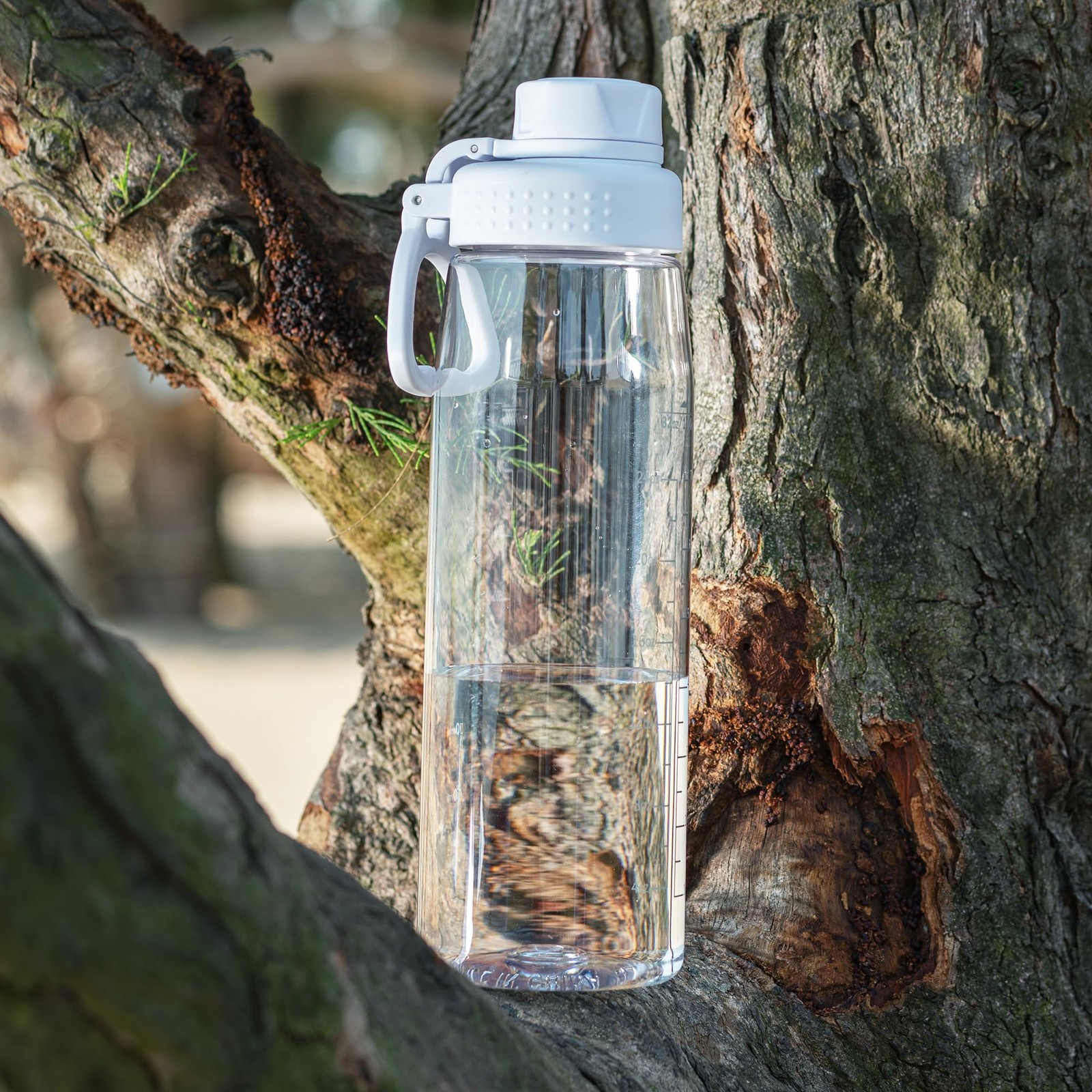 Water Bottle 32oz- BPA-Free Tritan Plastic Clear 32 Ounces,