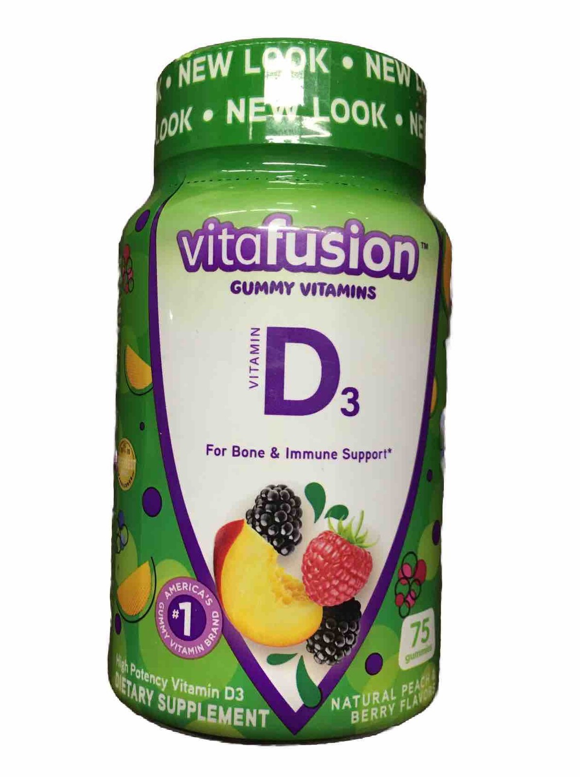 Vitafusion Gummy Vitamins D3 75gummies Dated 10/2024 SEALED