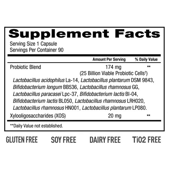 3-Pack Trunature Women’s Daily Probiotic, 90 Vegetarian Capsule