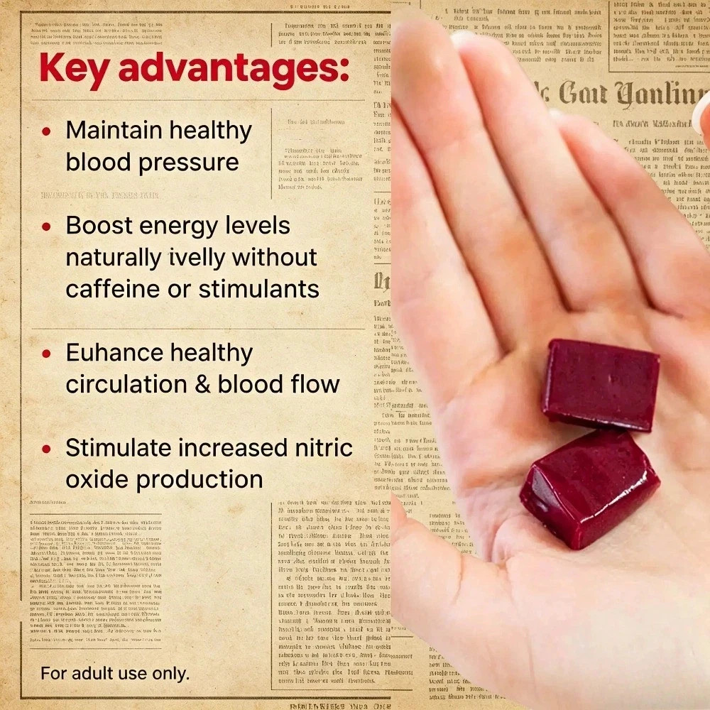 2 PACKS HumanN – SUPER BEETS Heart Chews, Nitric Oxide Booster for Heart Health