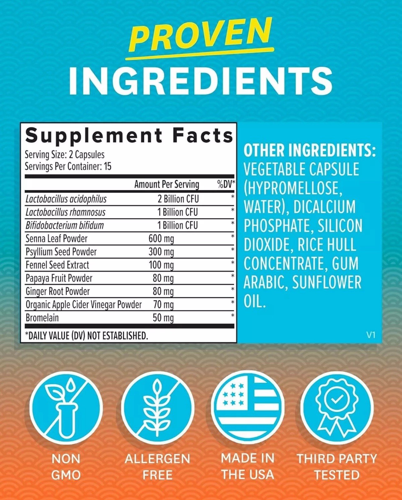 Zenwise Health 15 Day Colon Cleanse Detox Constipation Relief 15 Day Exp: 06/26