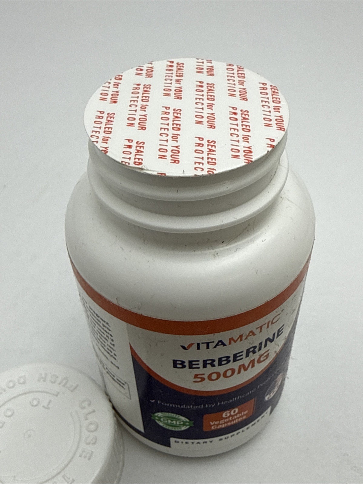 Vitamatic Berberine, 500 mg, 60 Vegetable Capsules Exp 12/28